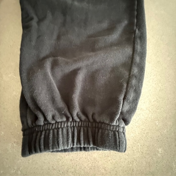 Gap Women Jogger Sweat Pants Black Drawstring Cotton 24" Inseam XL - Picture 3 of 9